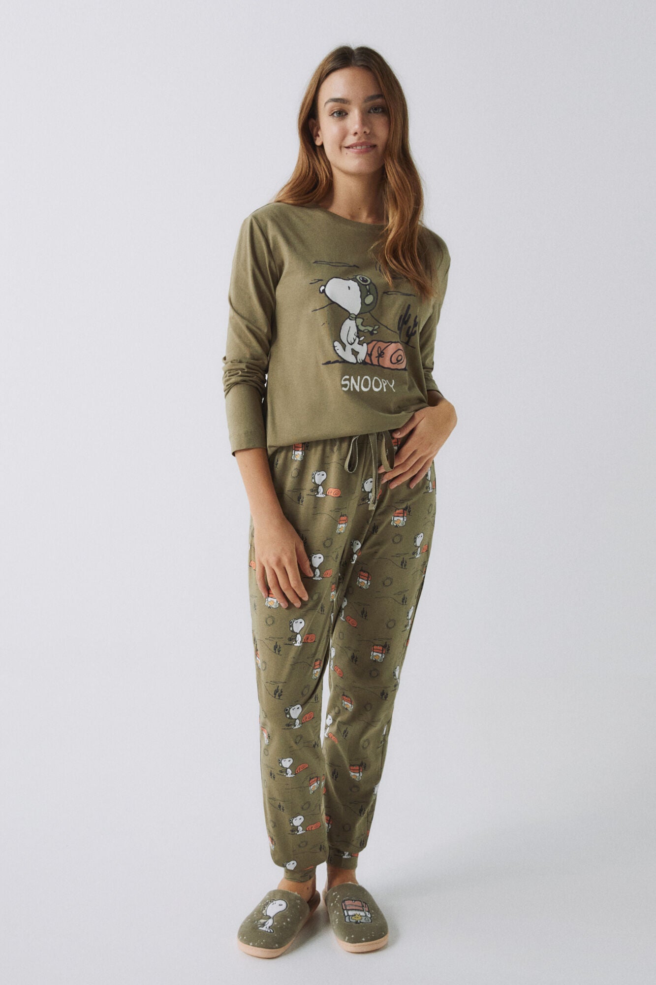 | 100% long-sleeved Snoopy pyjamas | Pyjama Women' secret KSA