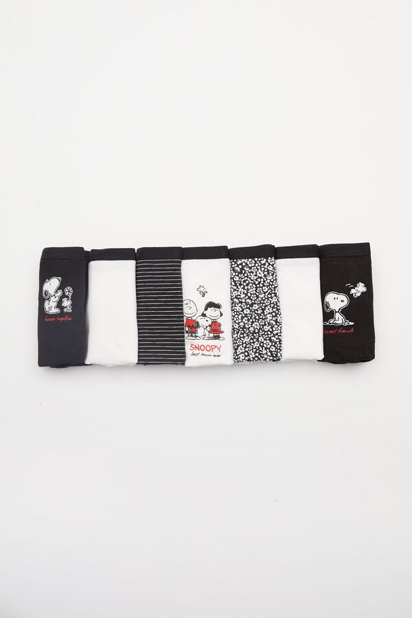 7-pack classic Snoopy cotton panties – Women'secret