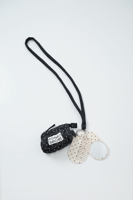 Purse, comb and mirror