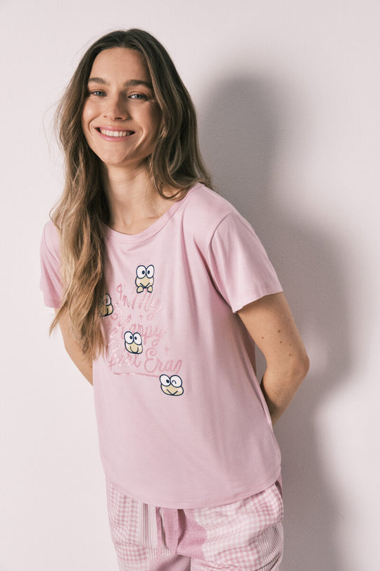 Patchwork long pyjamas Keroppi