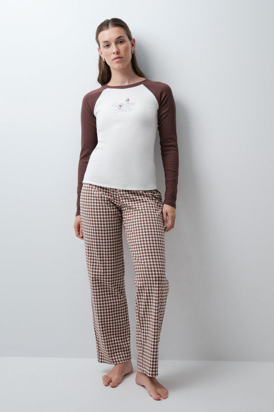 Winnie The Pooh cotton long pyjamas