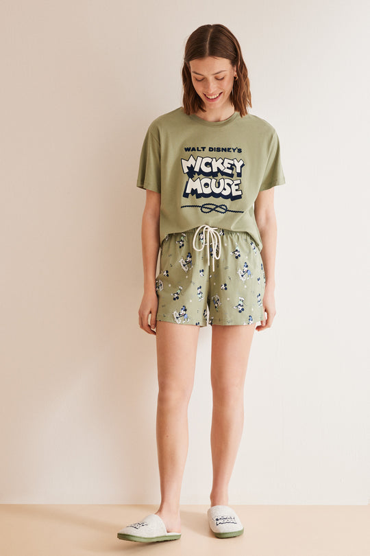 100% cotton Mickey Mouse short pyjamas