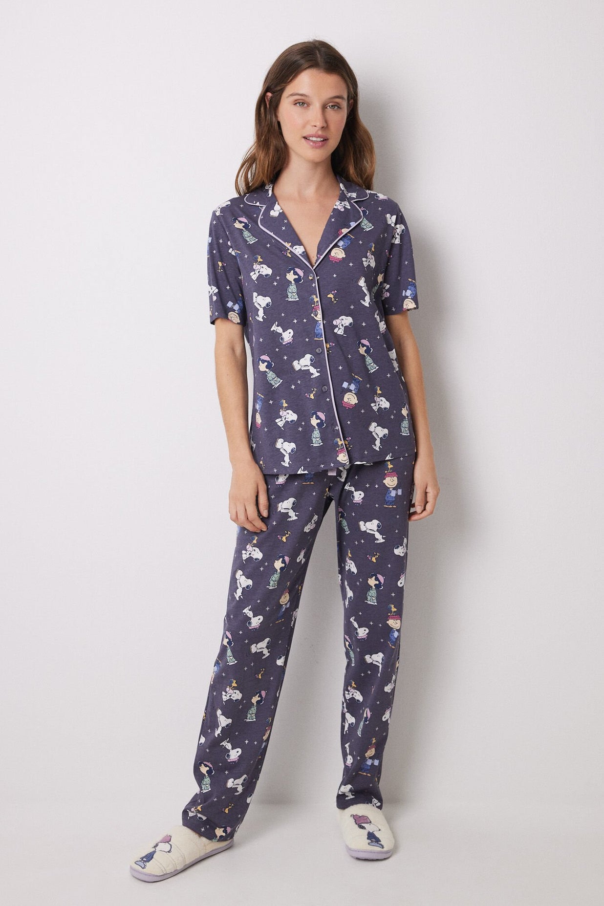 Women'Secret |Classic Snoopy pyjamas in 100% cotton – Women'secret KSA