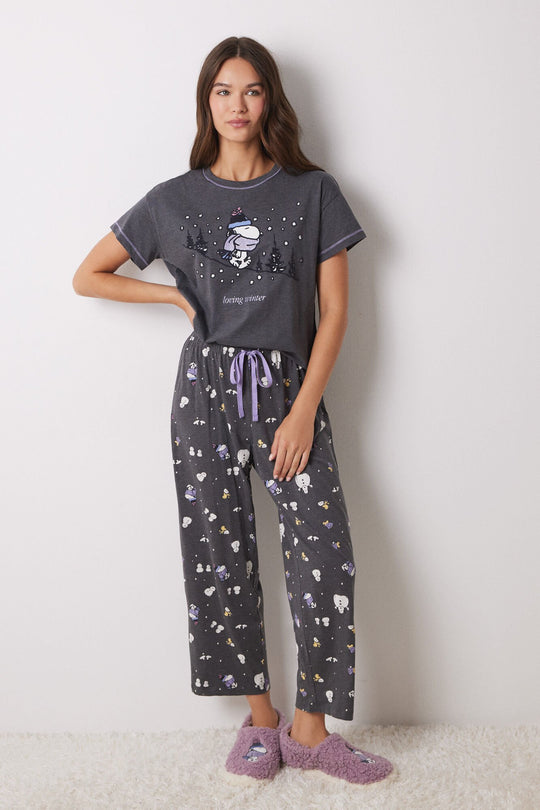 100% cotton Snoopy pajamas
