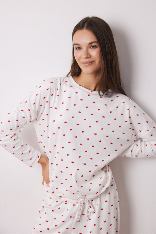 Heart pajamas The Blonde Neighbor