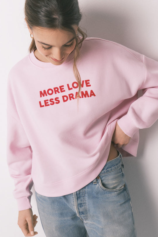 Pink cotton sweatshirt