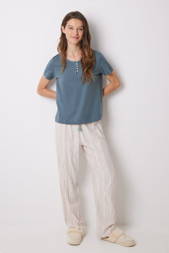 تيشيرت برتقالي بأكمام قصيرة 100% قطن