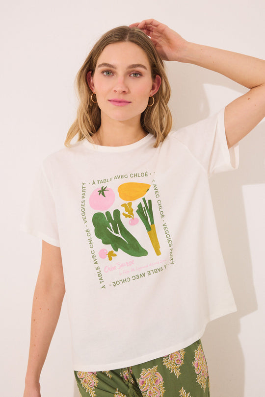 100% cotton short sleeve T-shirt "vegetables"