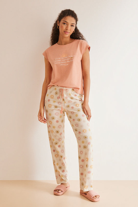 100% cotton pyjamas with sun bottoms