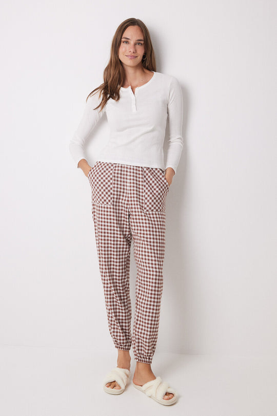 قمصان تي شيرت أساسية قصيرة الأكمام بطباعة بنية