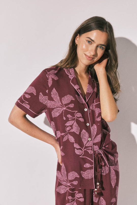 Floral classic pyjamas
