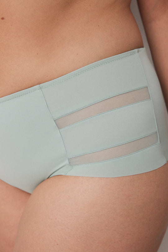 Green microfibre classic high briefs