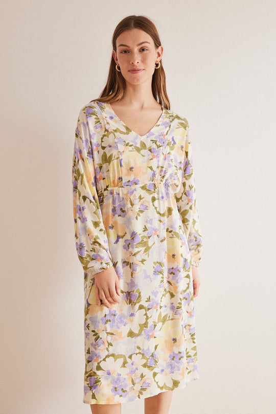 Floral midi dress