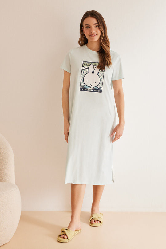 Miffy 100% cotton midi nightgown