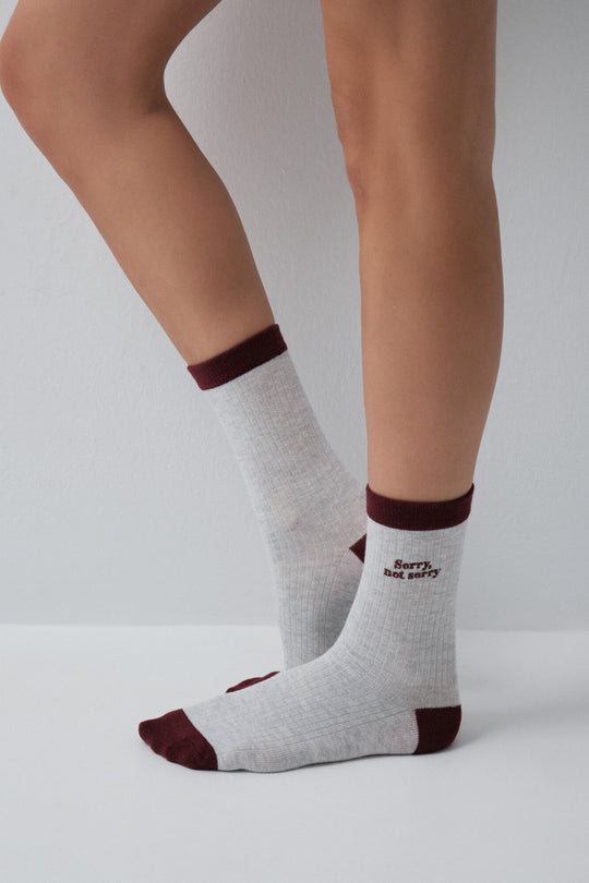 Pink diamond texture 3-pack long socks