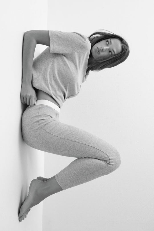 Grey long pyjamas T-shirt leggings