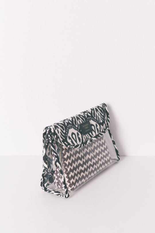 Pack of 2 assorted print toiletry bags