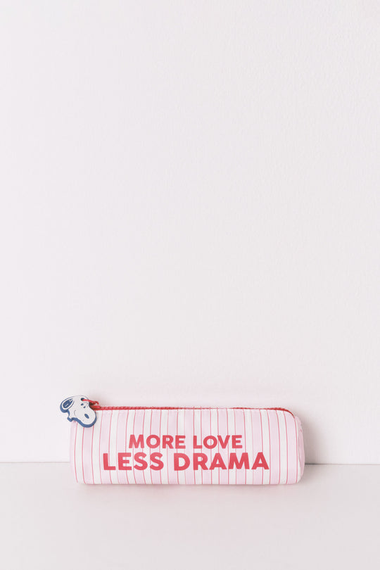 حقيبة مكياج وردية صغيرة منفوخة بطبعة ميكي