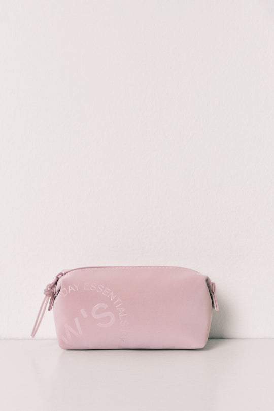 Pink zip vanity case