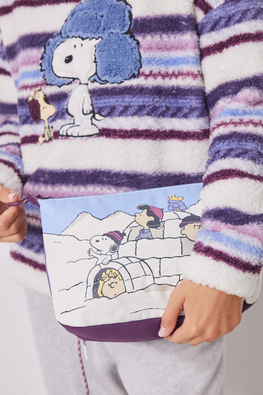 حقيبة أدوات تجميل كبيرة مستطيلة سنيوبى