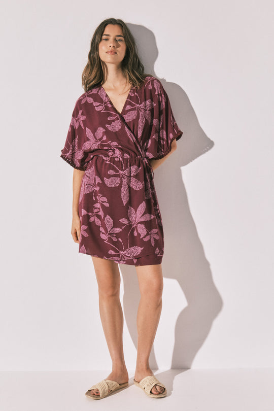 Floral print short camisole