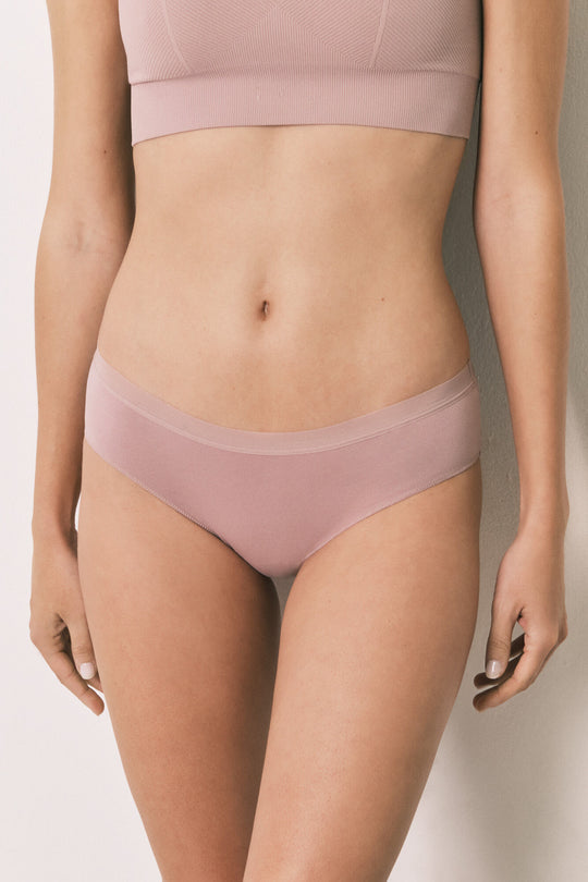 Plain cotton 7-pack wide panties