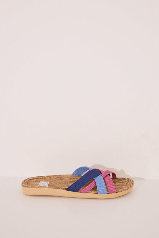 Light blue straps sandals