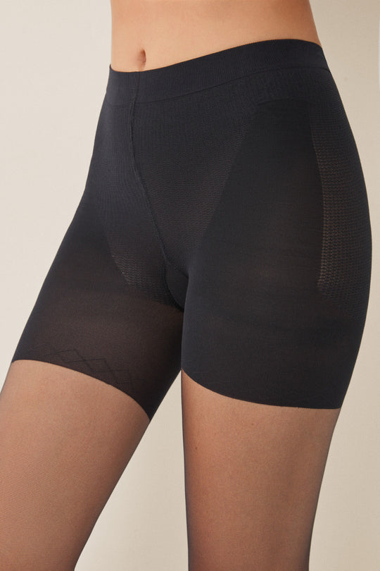 Black 20 denier shaping tights